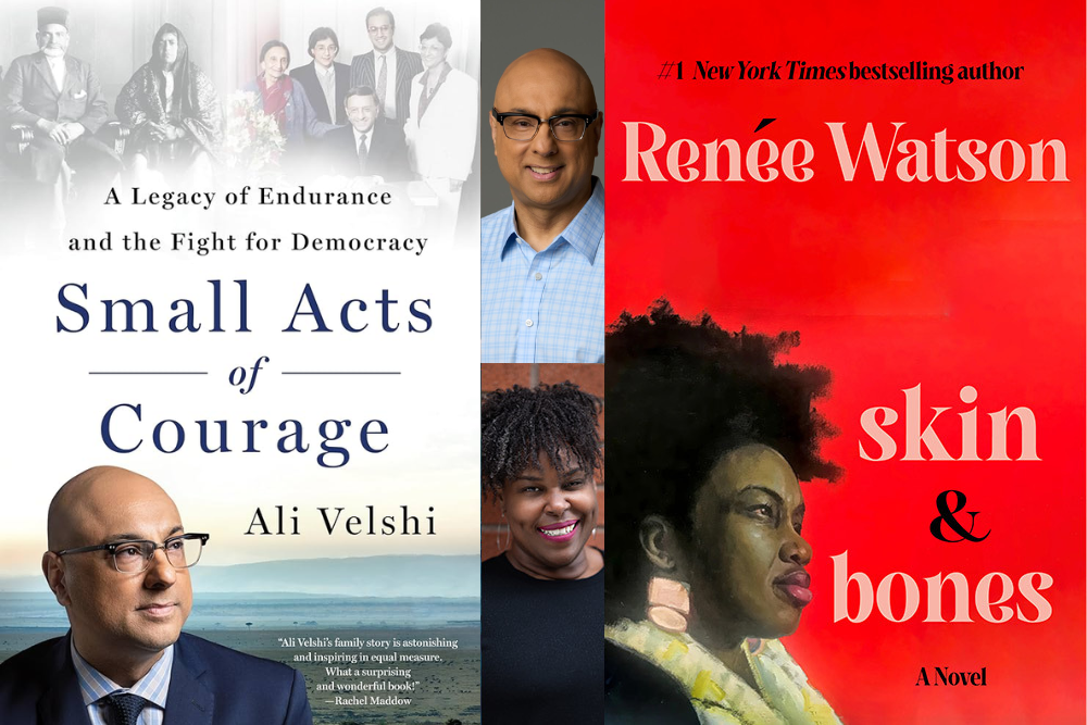 Ticketed speakers Ali Velshi, Renee Watson, and their books