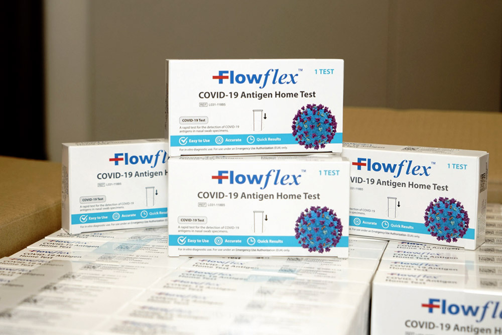 Flowflex at home COVID-19 test kits