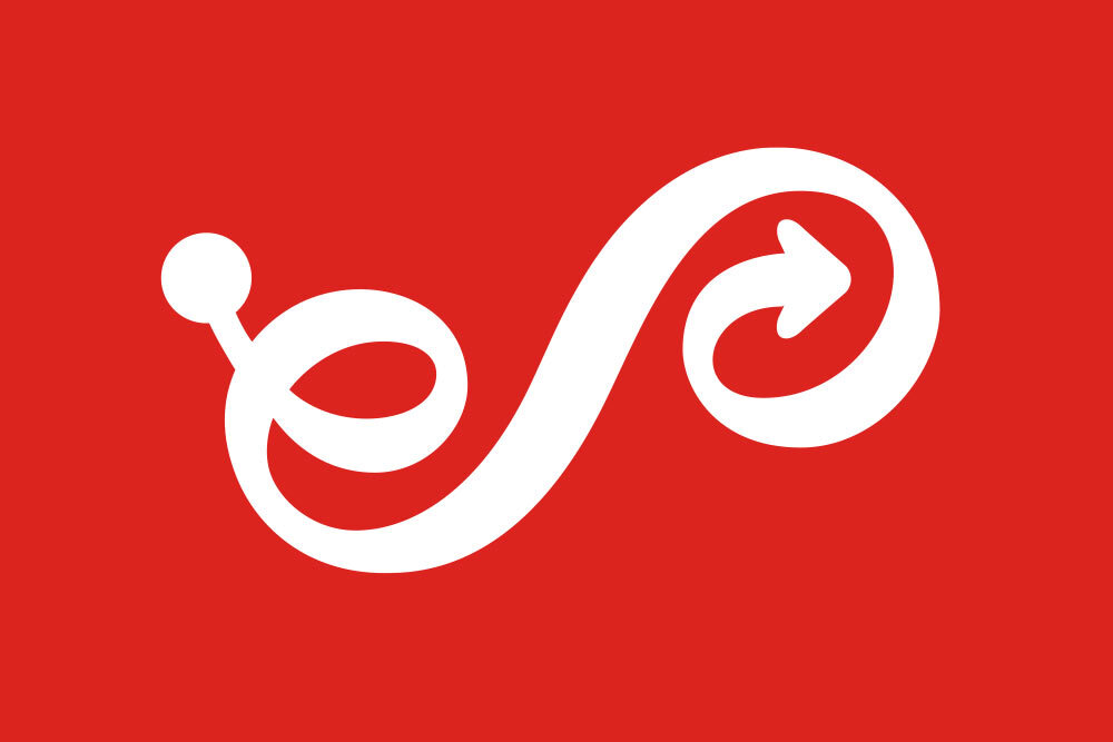 Enoch Pratt logo on red