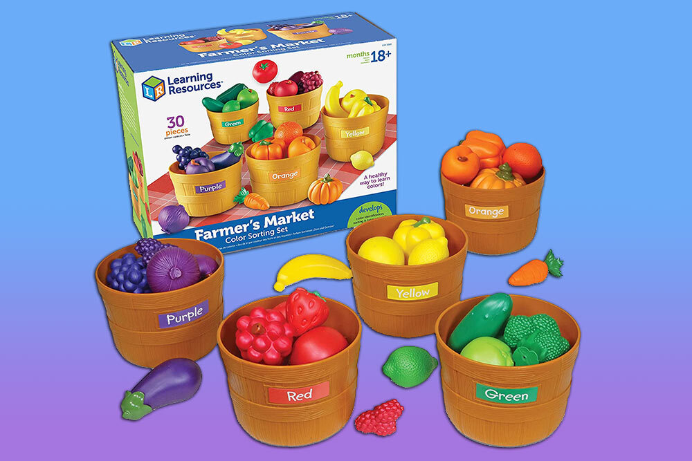 Kids Library of Things Farmers Market learning toys