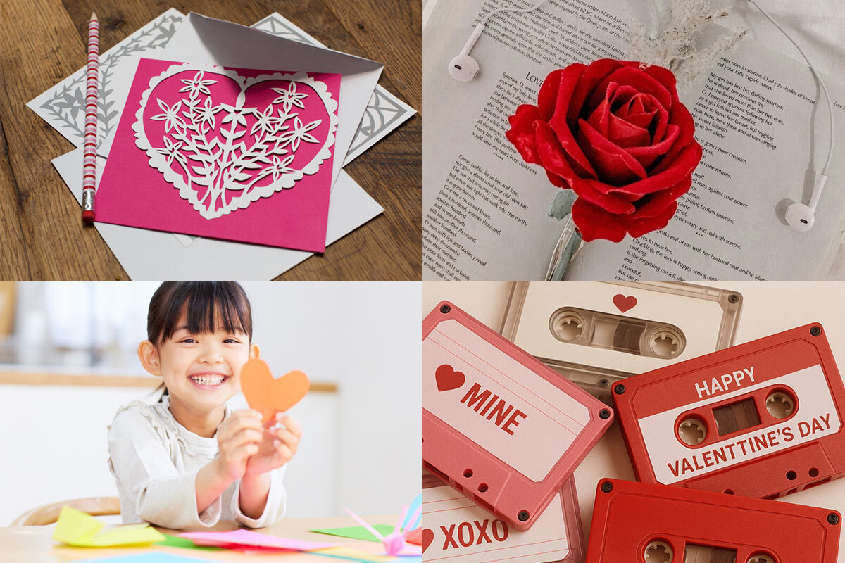Valentine's events including paper crafts, poetry reading, mix tapes and more