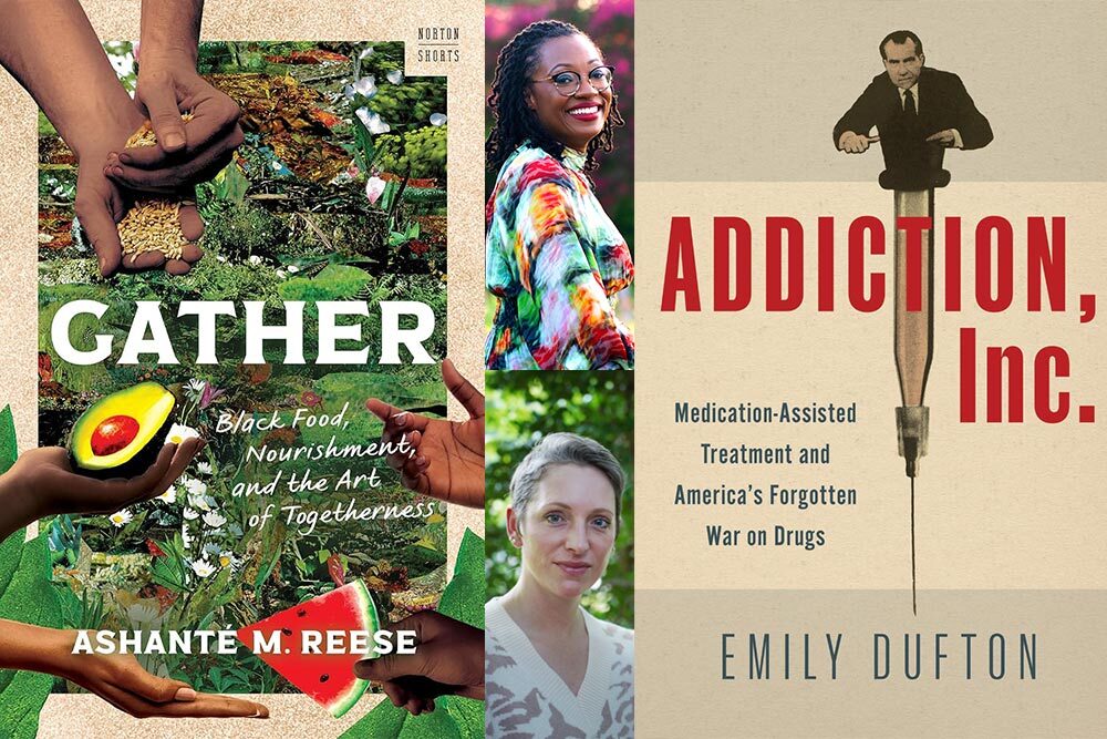 authors Ashante Reese, Emily Dufton, and their books.