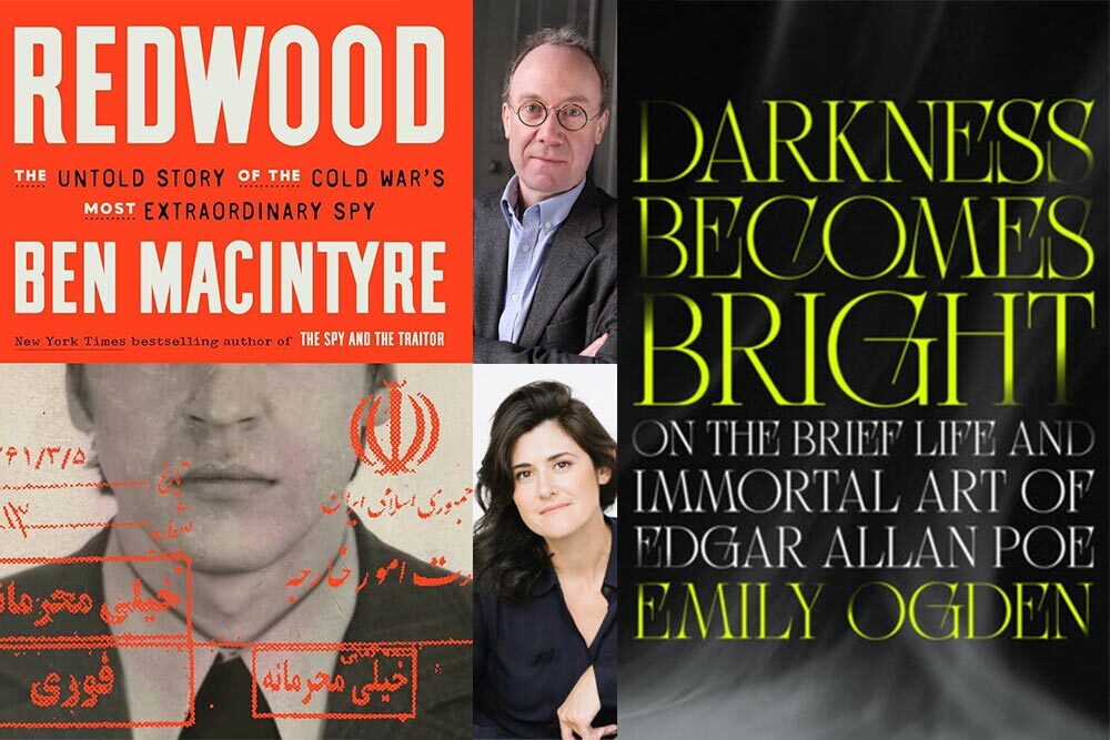 authors Ben MacIntire, Emily Ogden, and their books.