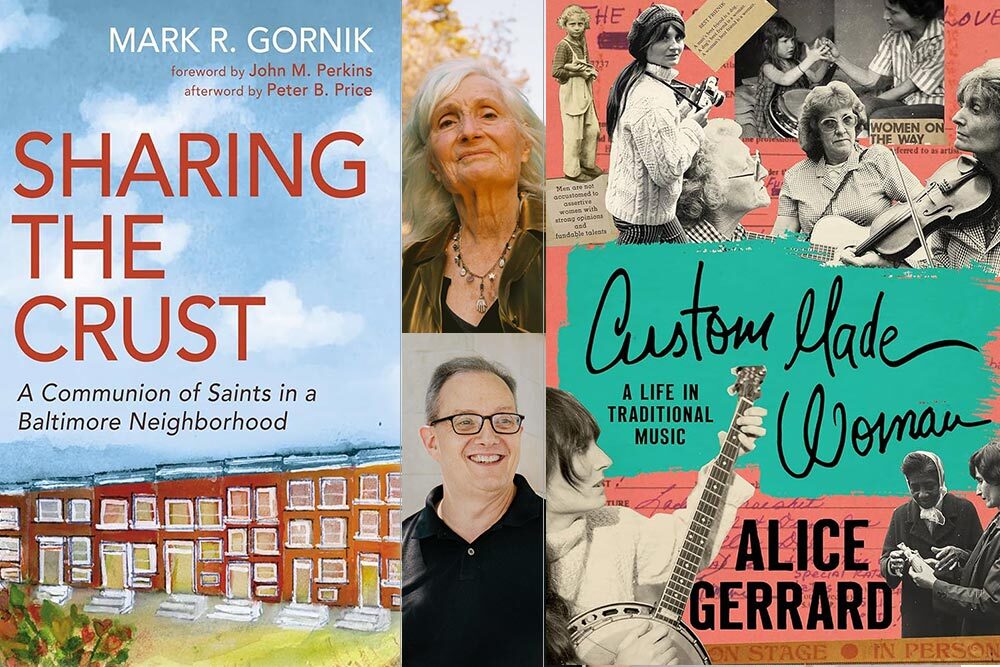 authors Mark Gornik, Alice Gerrard, and their books.