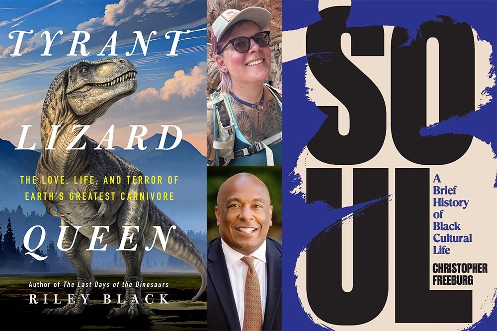 Writers Live! Riley Black, Christopher Freeburg, and their books