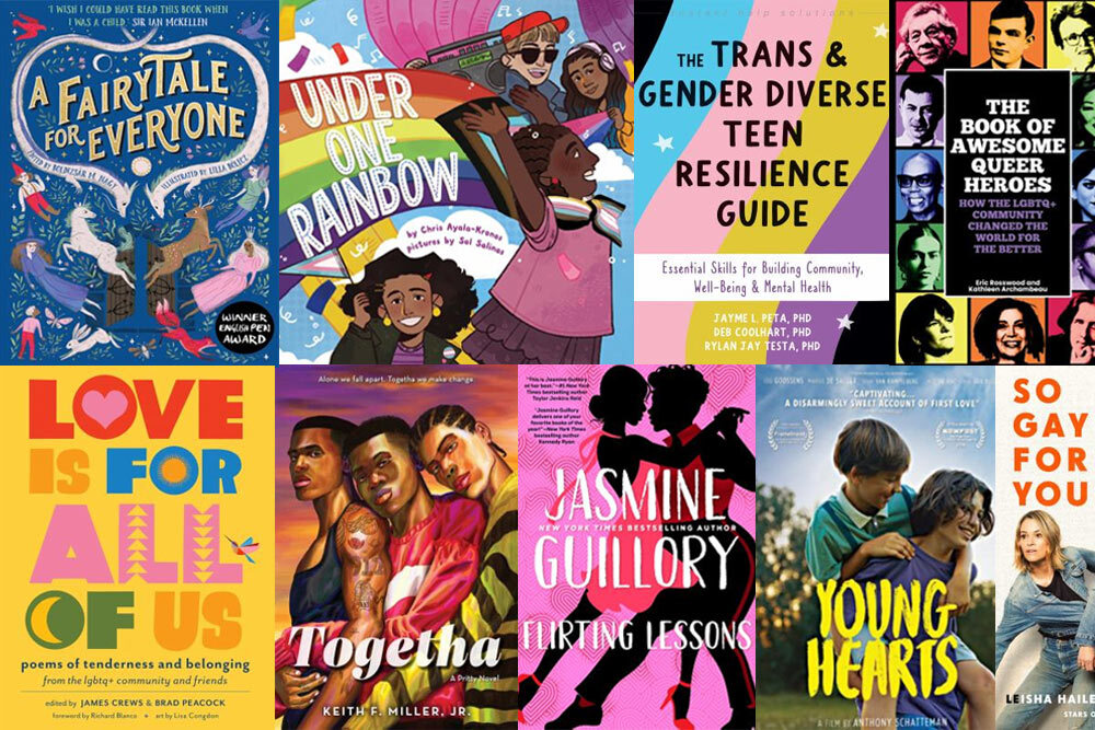 catalog picks for June 2025 - Pride themed books and movies