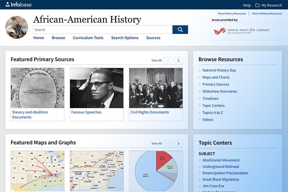 African American History research database
