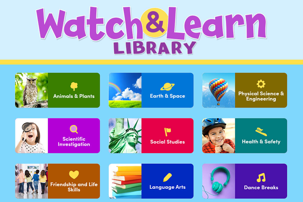 Watch & Learn Library - database for kids by Scholastic
