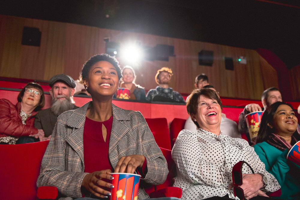 audience at a film screening