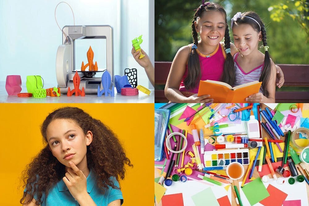Kids events fall fun - creative thinking, 3d printing, reading, crafts