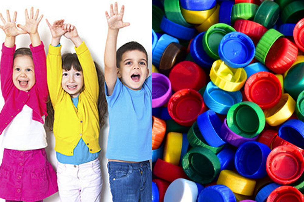 Kids storytime events October 2025 - cheering children and colorful bottlecaps