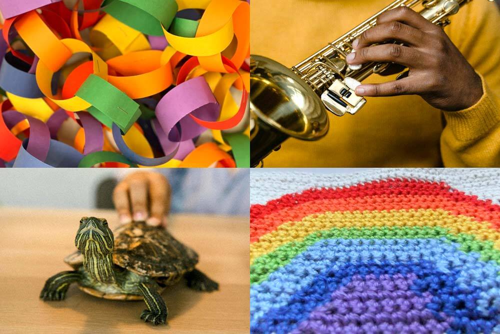 a collage of weekend fun events for young children in June 2026.