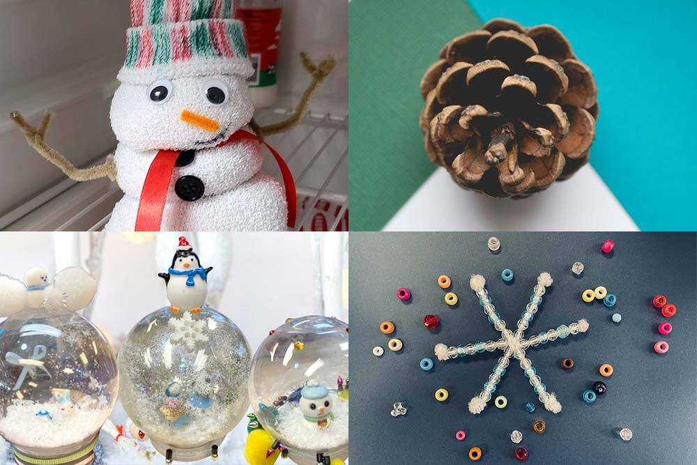 Kids winter fun events January 2026, showing holiday crafts