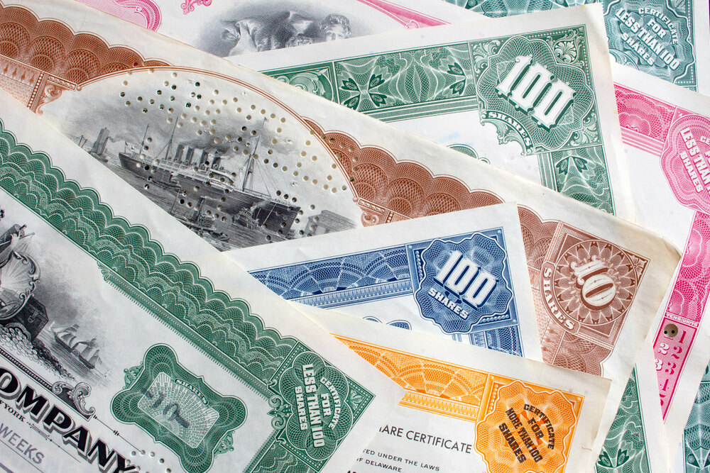 old stock certificates