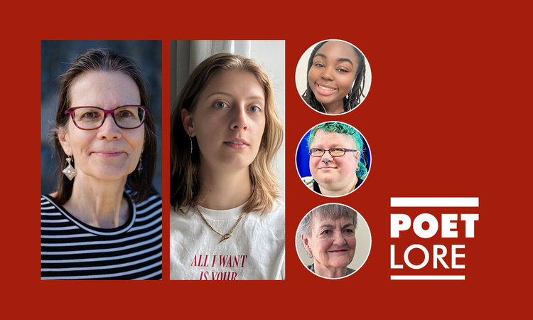 2026 Poetry Contest Reading, showing poets and Poet Lore logo.