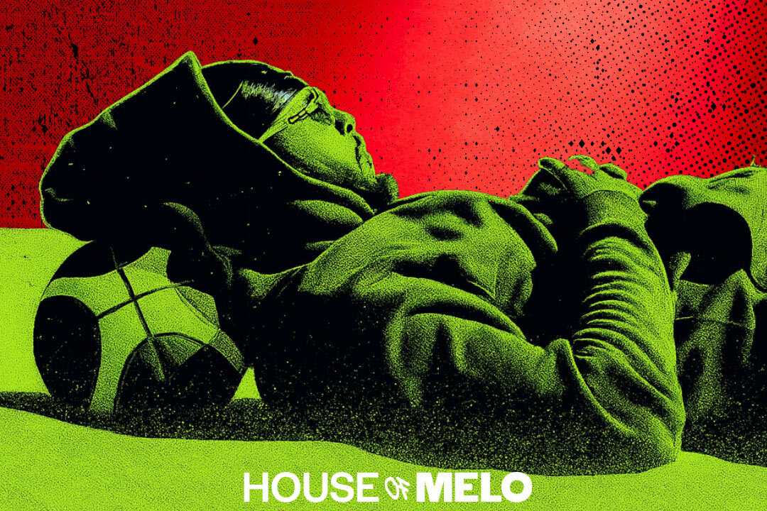 House of Melo - Carmelo Anthony and House of Melo logo text
