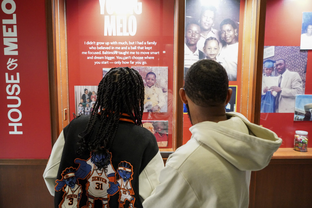 House of Melo exhibit at the Central Pratt Library