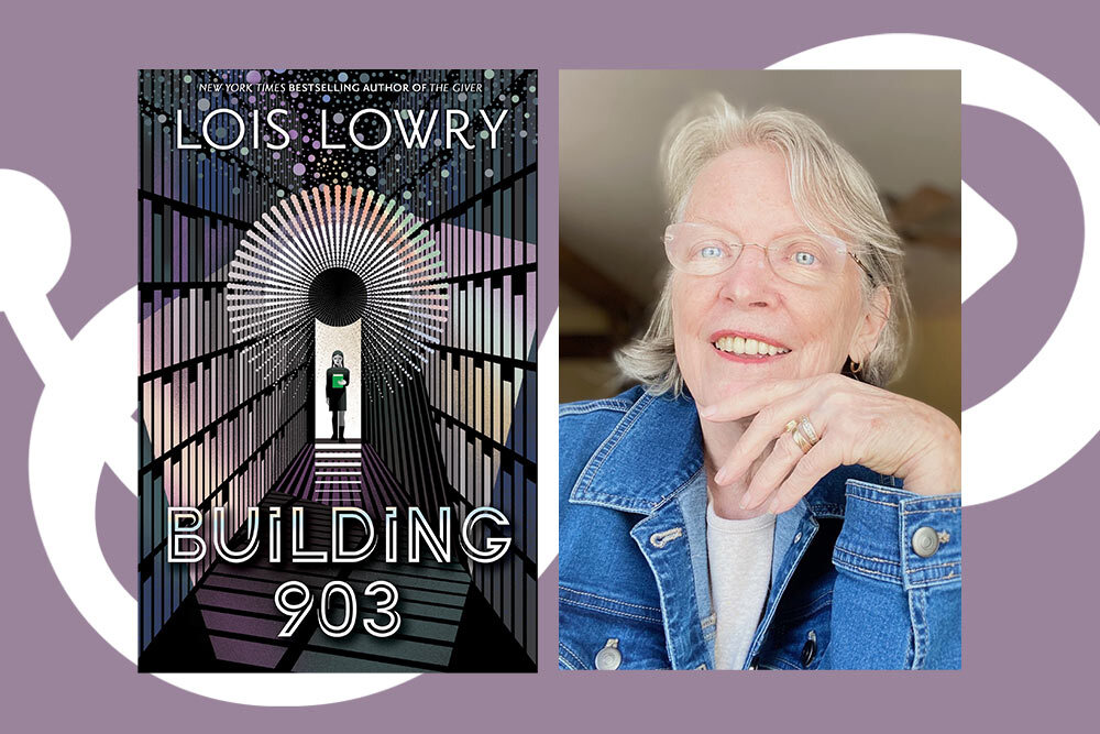 Writers Live! author Lois Lowry and her book, Building 903.