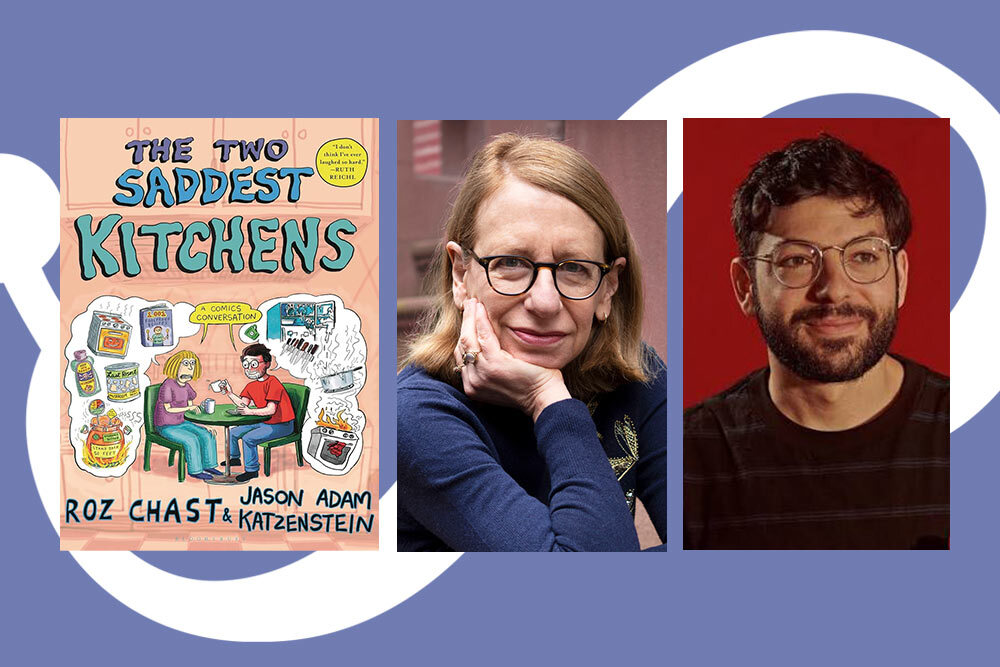 Writers Live! Roz Chast and Jason Adam Katzenstein their book, The Two Saddest Kitchens.