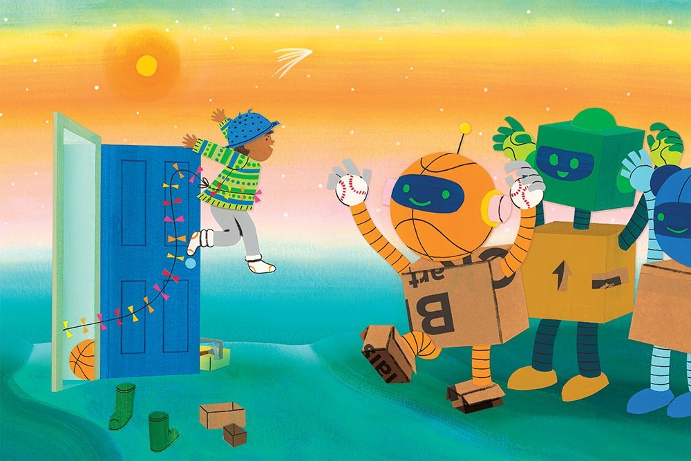 Imagination Celebration 2025 -  artwork from the children's book, Your House is Not Just a House