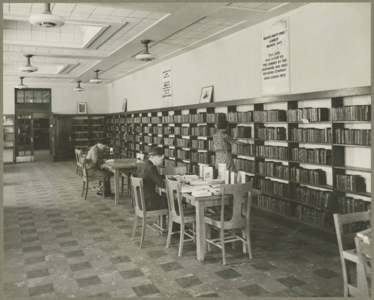 Branch 9 Locust Point interior 1937