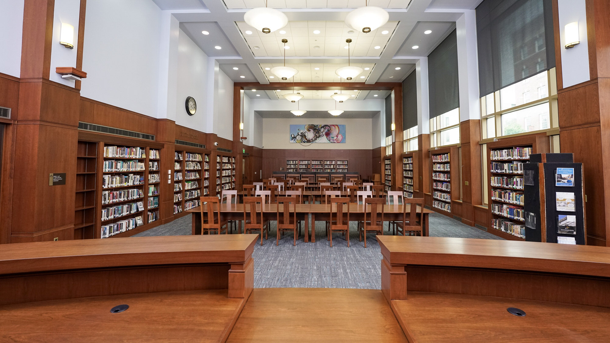 African American Department Reading Room - looking straight back from the front desk