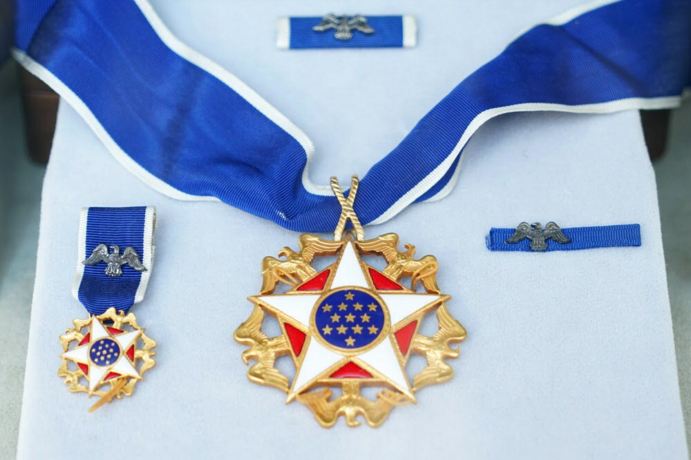 Senator Barbara Mikulski's presidential medal of honor
