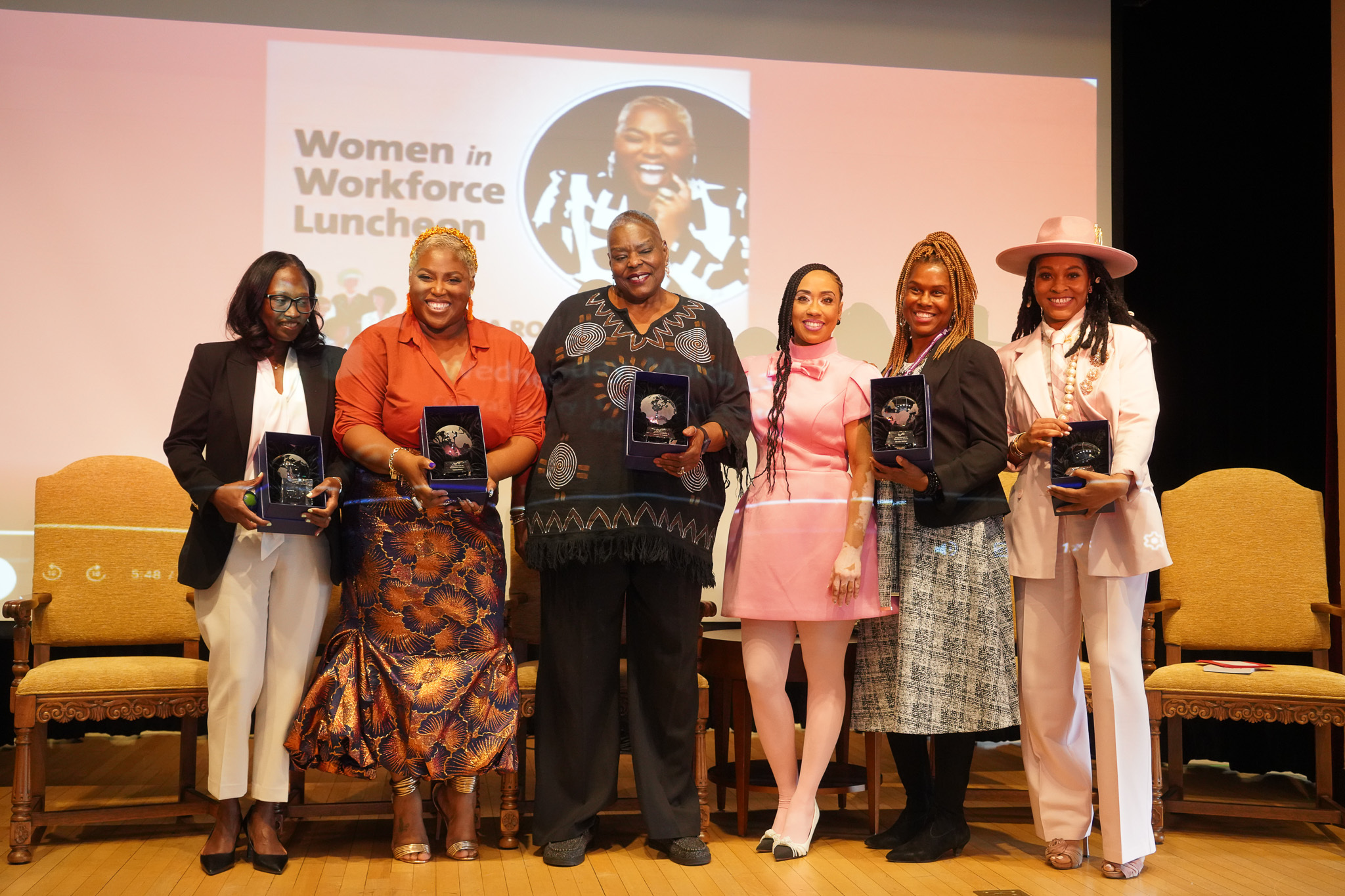 2026 Women in Workforce Honorees on stage.