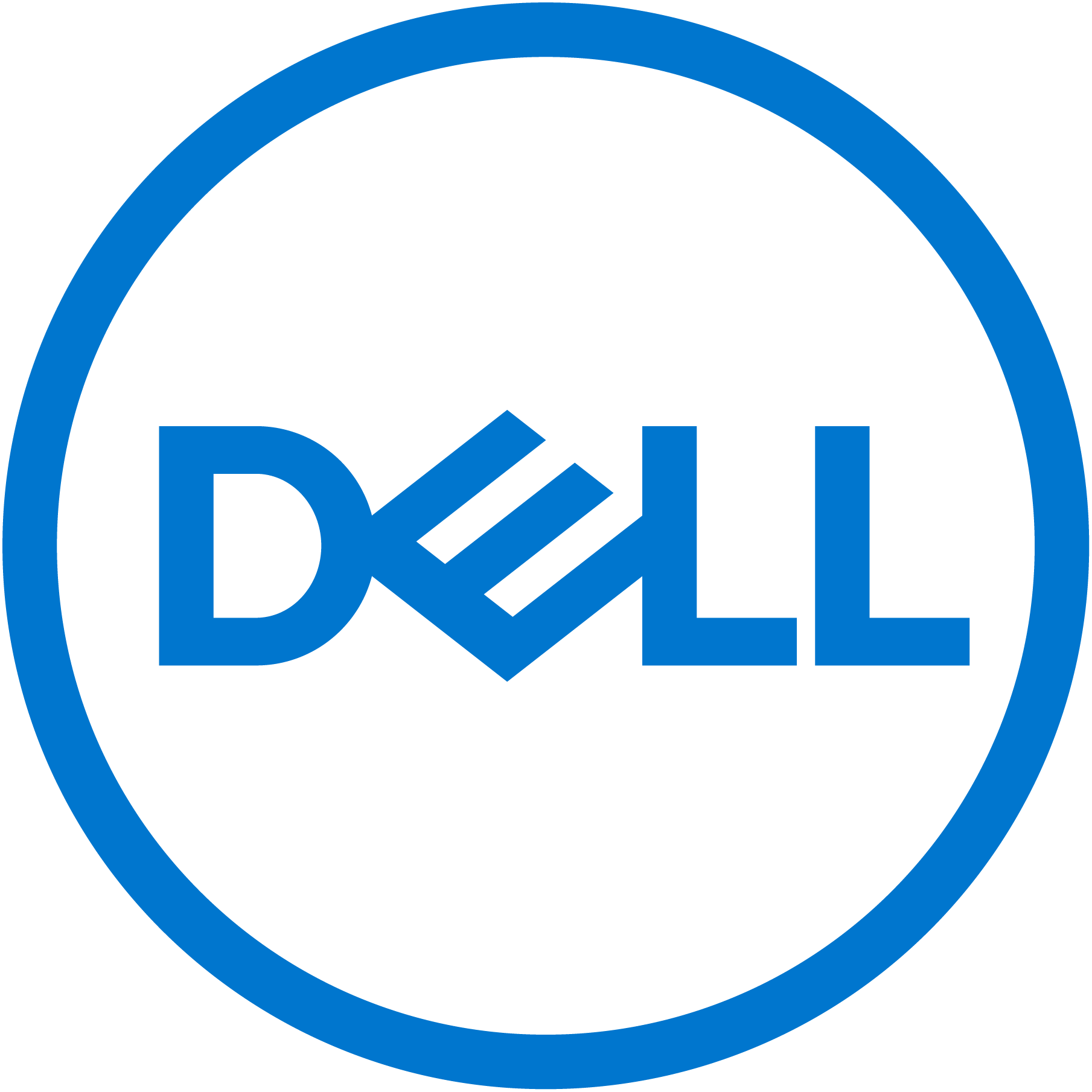 Dell logo - blue circle