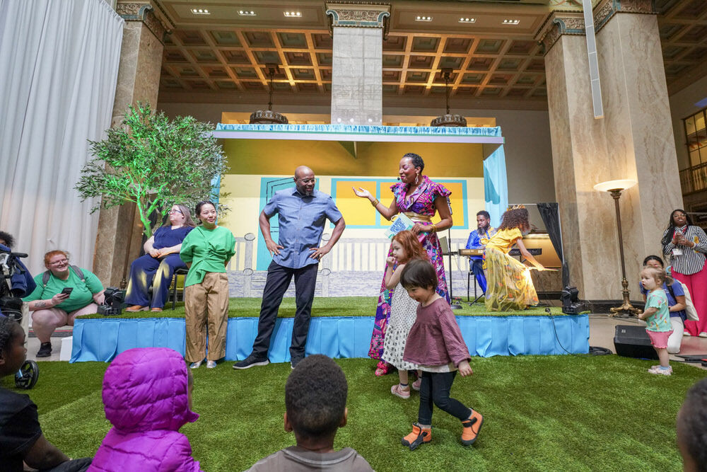 Imagination Celebration 2025 grass and house stage