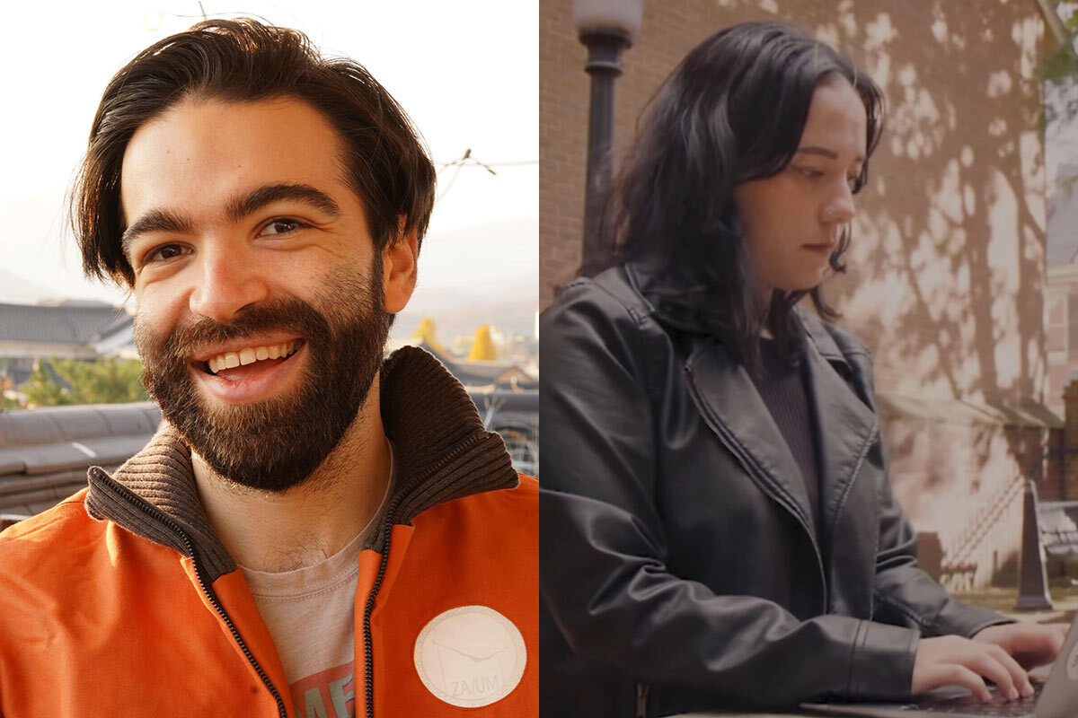 Jacob Geller and Emma Kidwell.