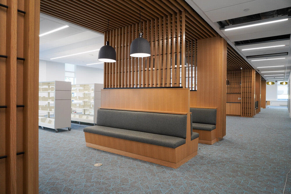 Johnston Square Branch seats renovation