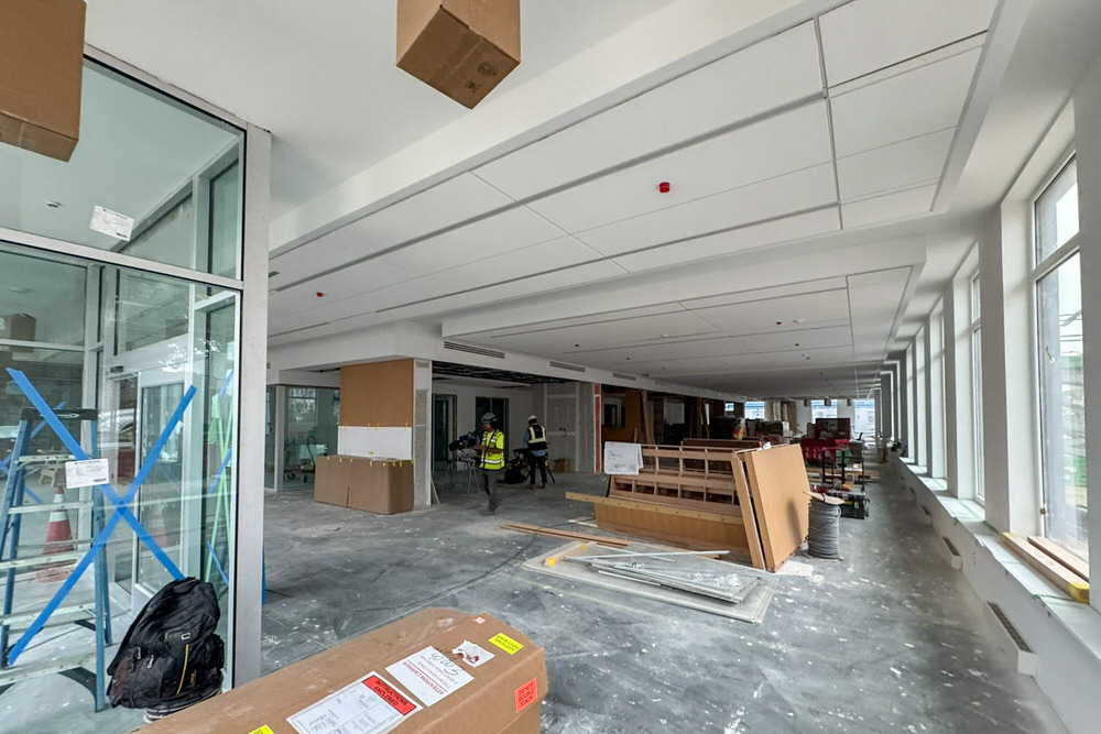Johnston Square renovations interior