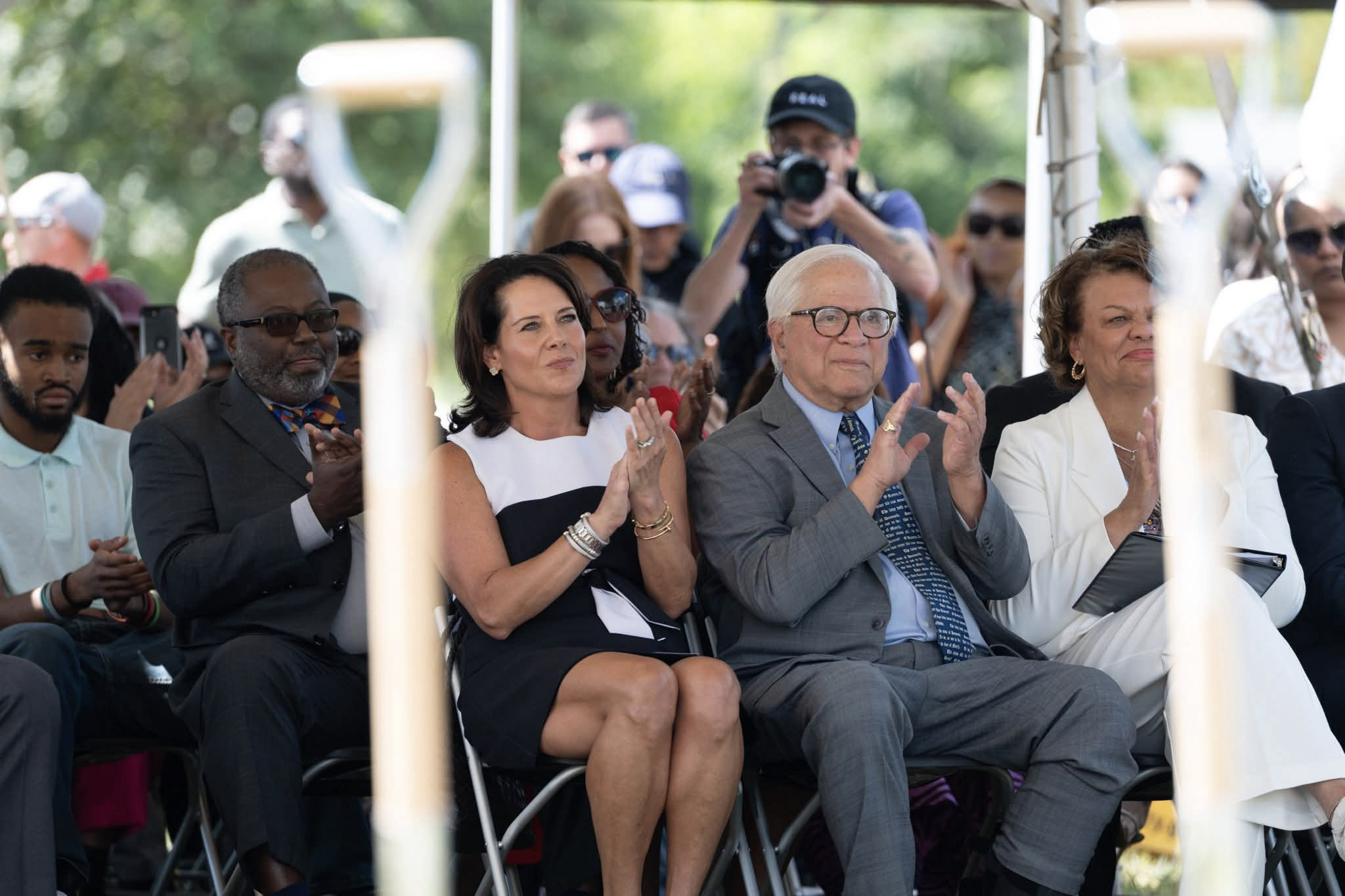 Park Heights Groundbreaking - clapping