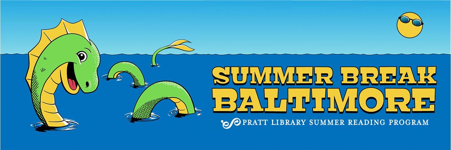 Summer Break Baltimore 2026 - Pratt Library summer reading with Chessie.