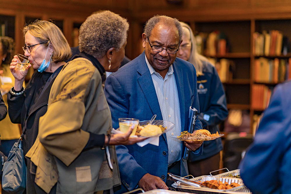 Pratt Society event photo food drink at reception