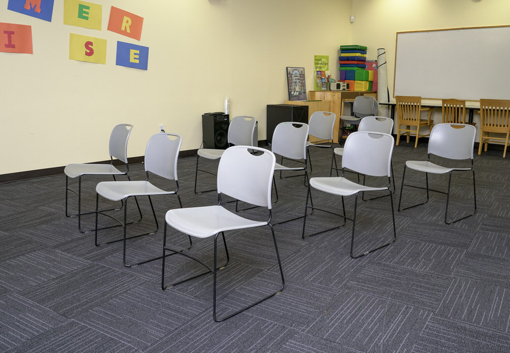 Cherry Hill meeting room showing chairs and a whiteboard