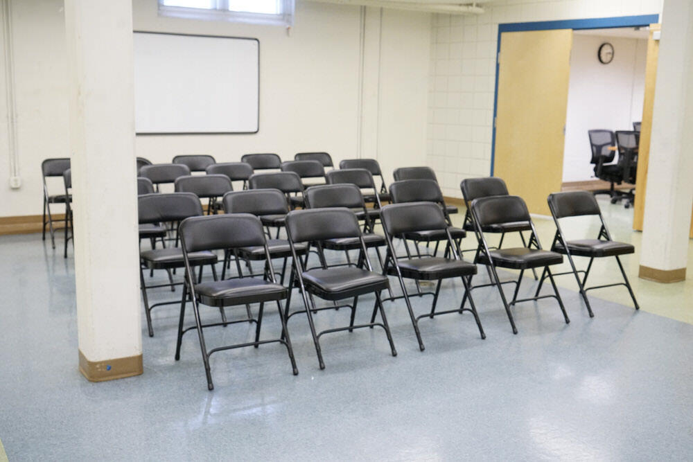 Edmondson Avenue Meeting Room - folding chairs