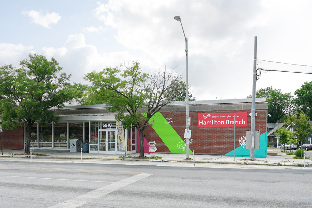 Hamilton Branch front exterior, street view