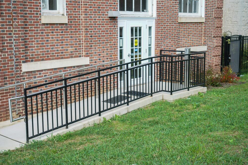 Hampden accessible ramp outside