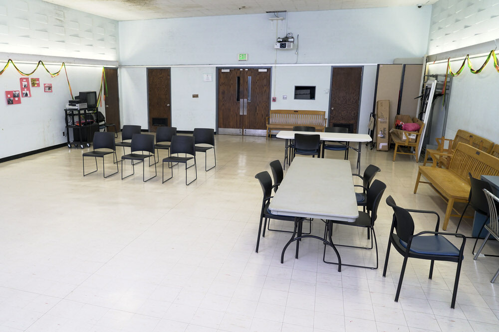 Herring Run meeting room - chairs and tables, back and sides of the room