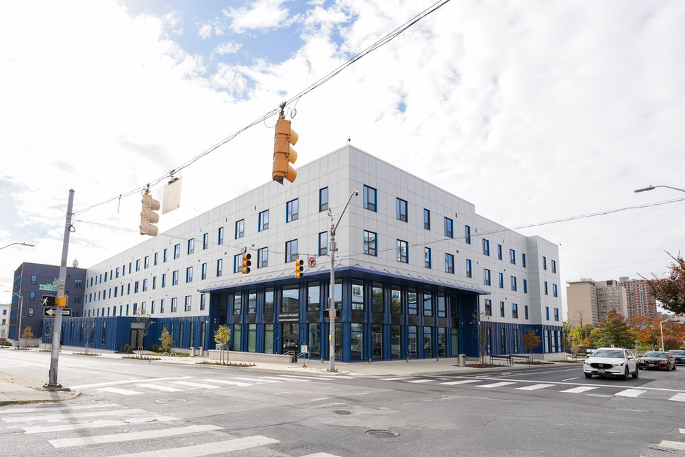 Johnston Square corner, street view