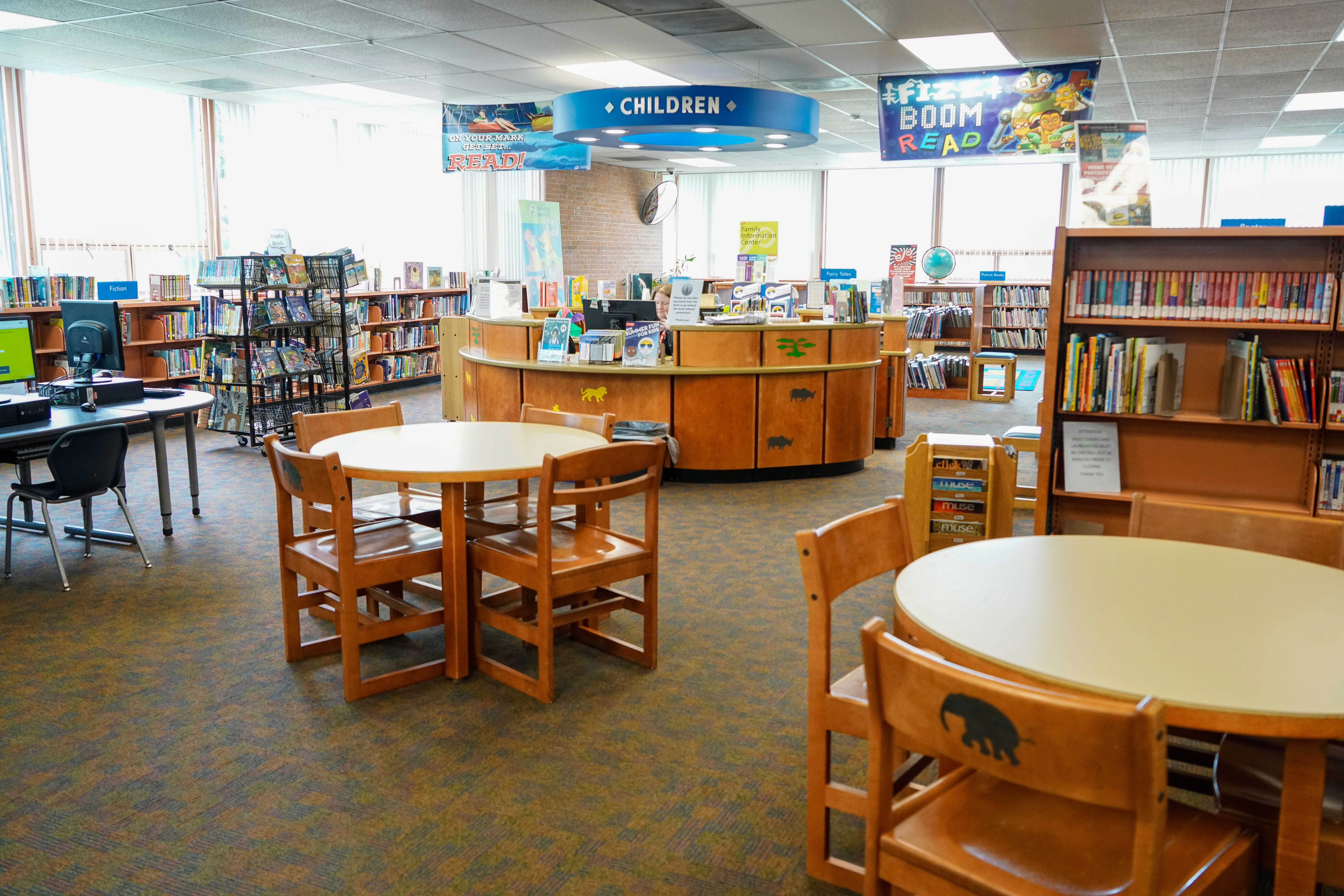 Northwood Children's section wide room view