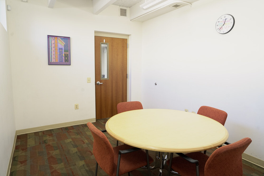 Reisterstown Road Branch Small Meeting Room angled upward toward the door