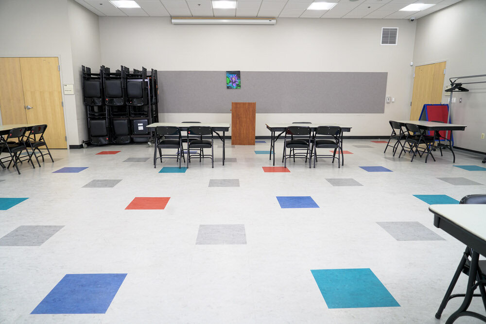 Waverly meeting room - open floor space facing back wall