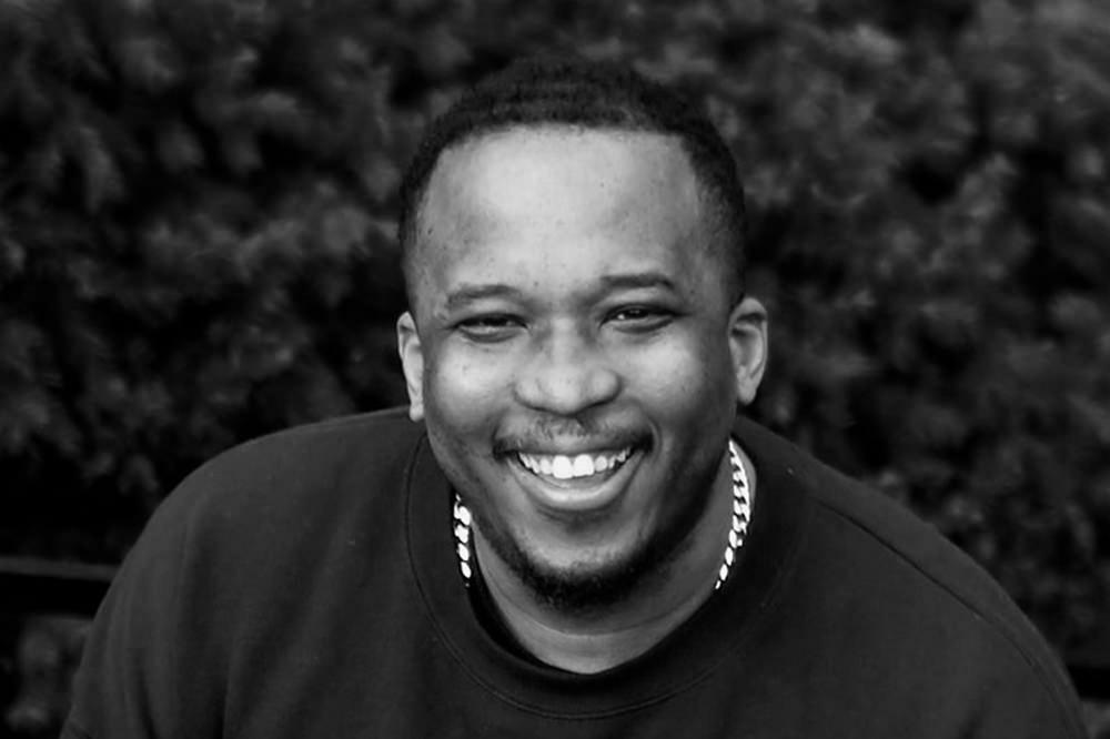 D Watkins, black and white portrait